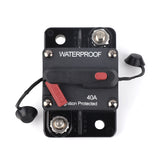 40A AMP Circuit Breaker Dual Battery IP67 Waterproof 12V 24V Fuse Reset